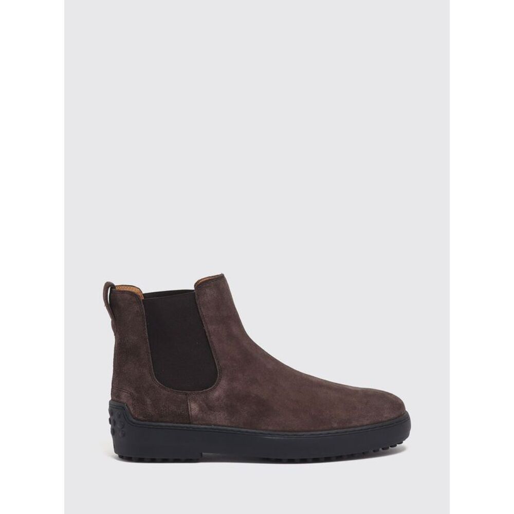 Tod's Men Gommino Tod's Suede Chelsea Boots With T Timeless Logo